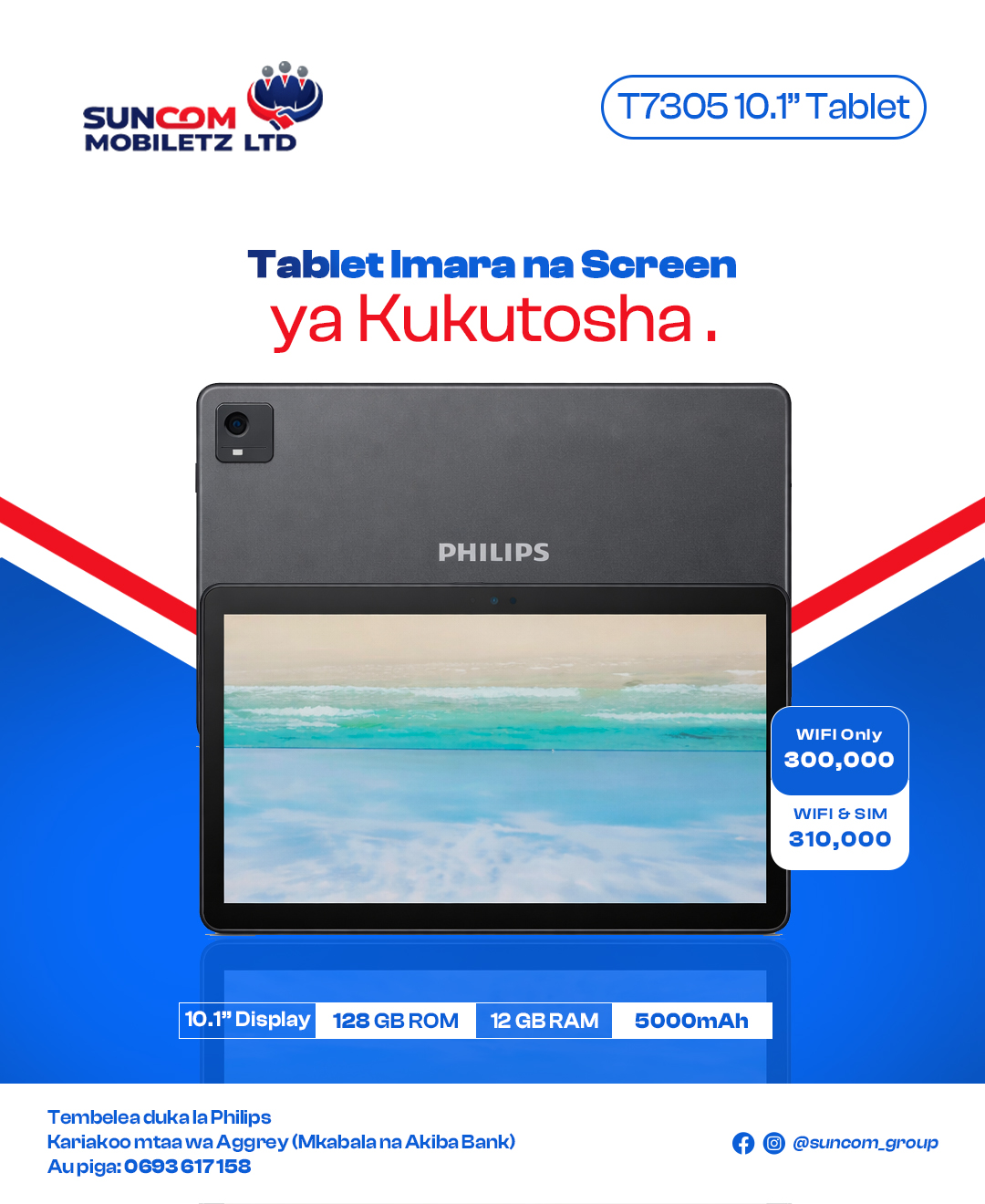 Philips T7305 10.1” Tablet